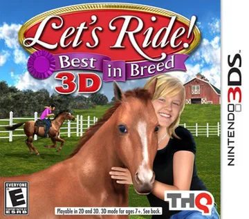 Lets Ride! Best in Breed 3D (USA) box cover front